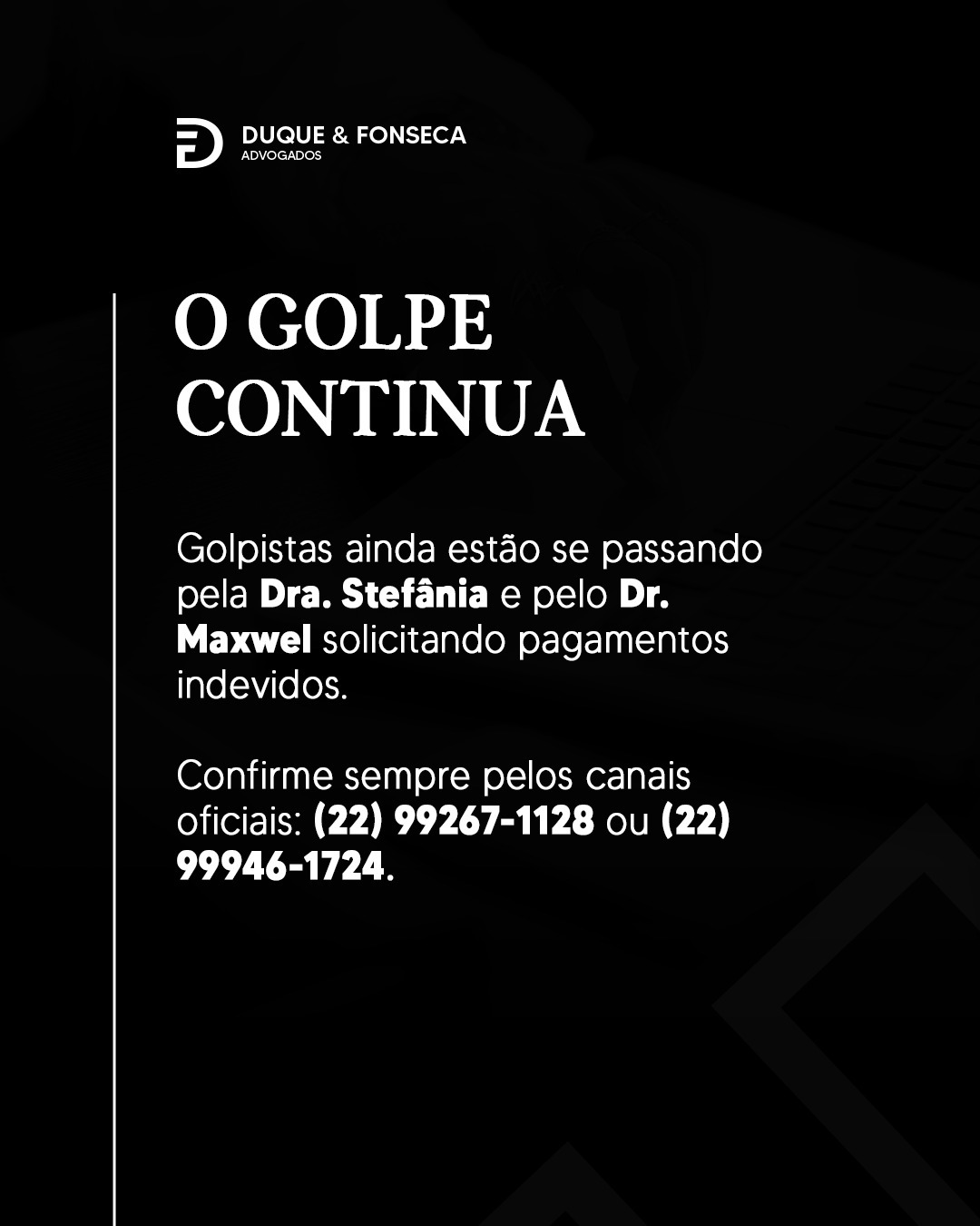 Publicação @duquefonsecaadv